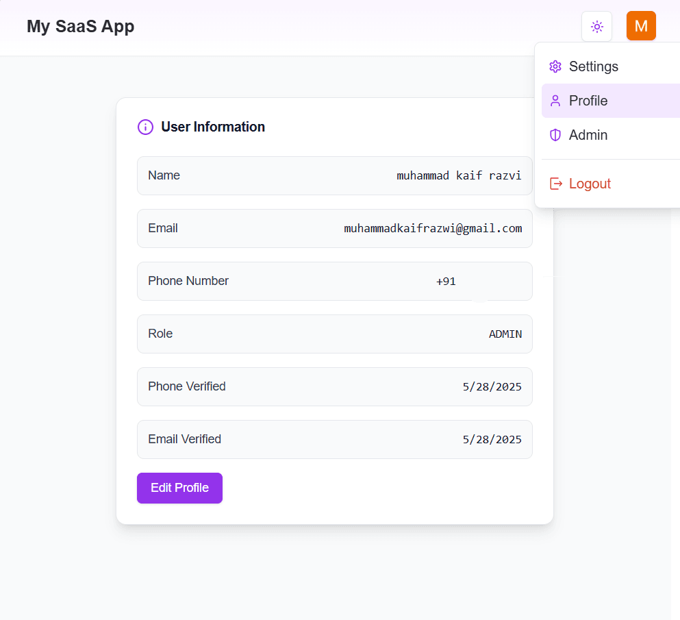🔐 auth.js Authentication System using next.js