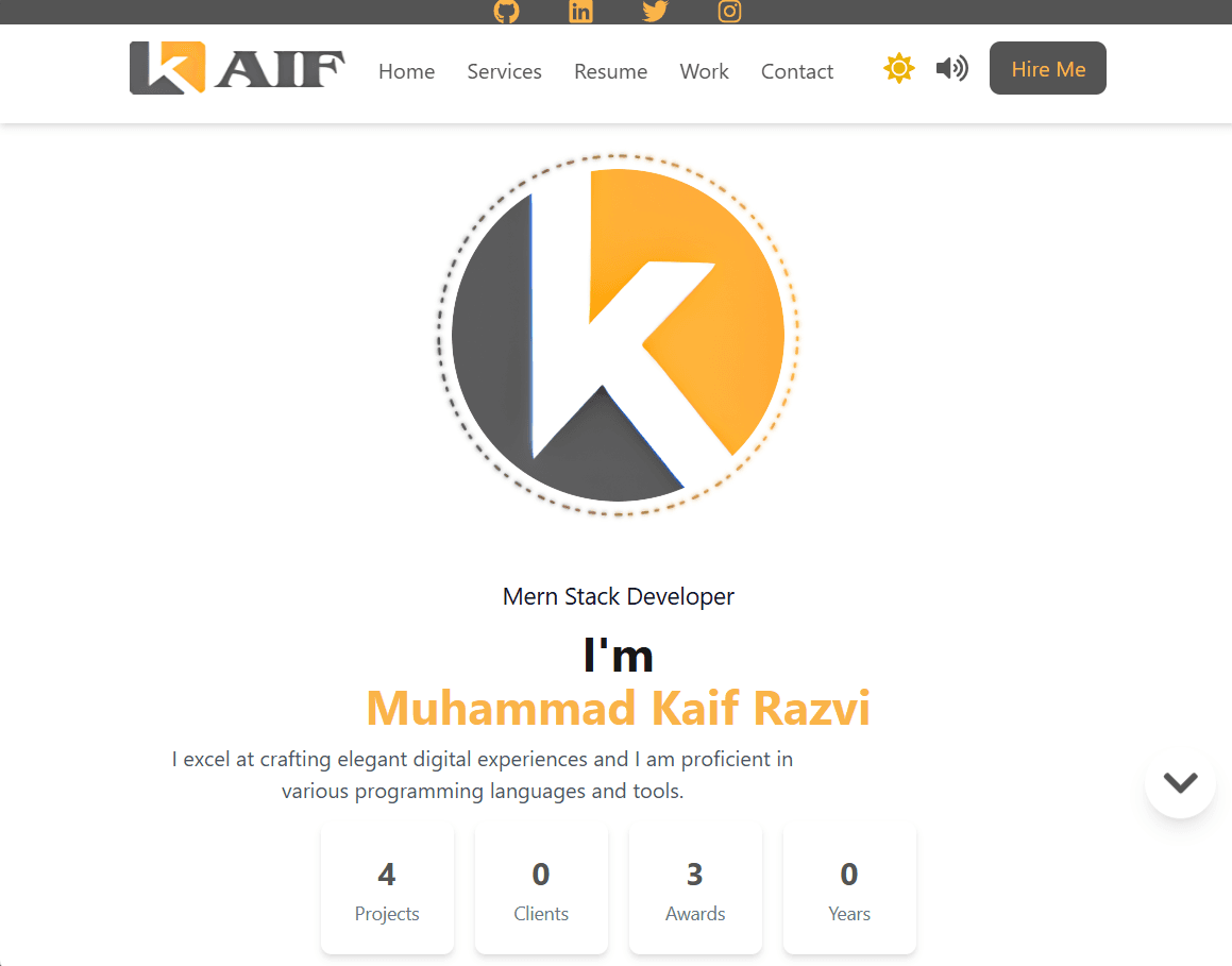 Muhammad Kaif Razvi | Full-Stack Developer Portfolio