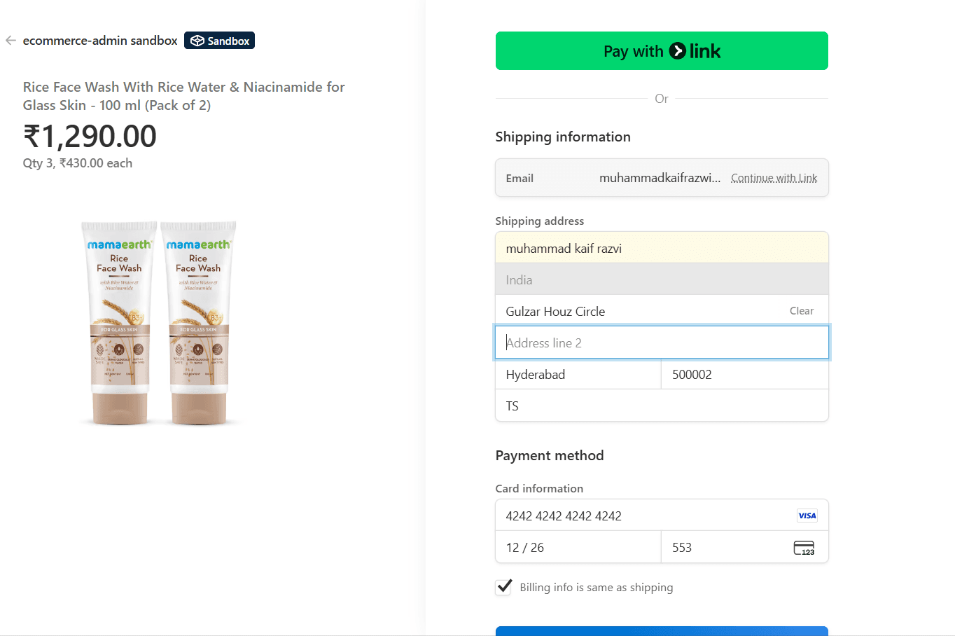 Customer E-Commerce Store
